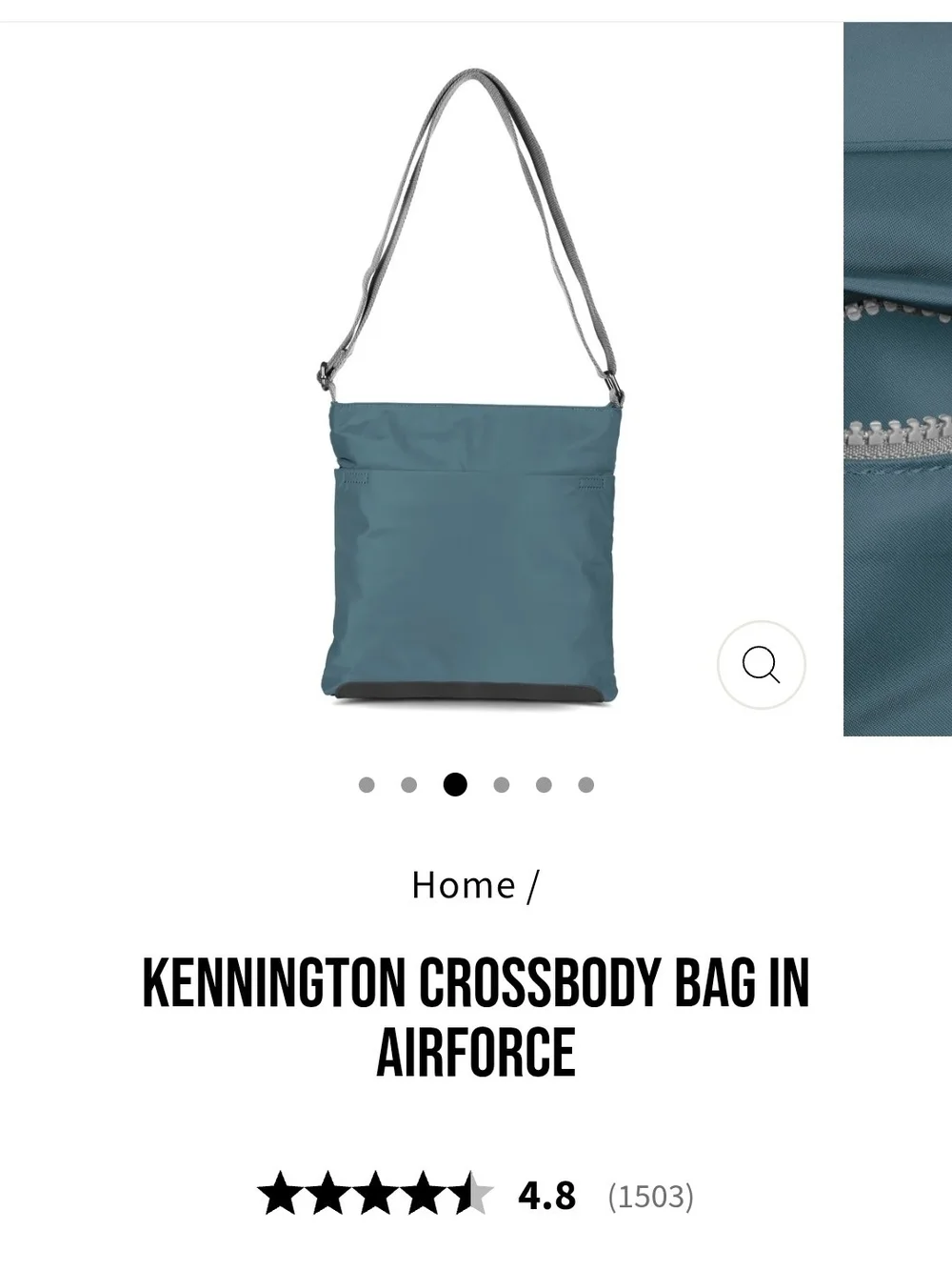 ORI London Kennington Crossbody Bag (Color: Airforce)